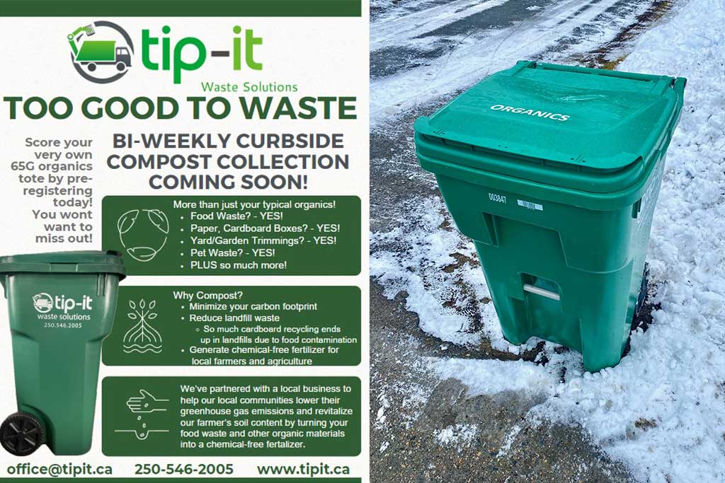 Too Good to Waste 2024 Tip It Composting Service Ad